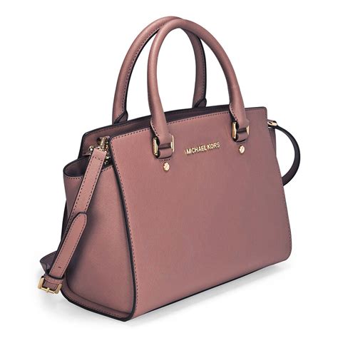 michael kors dusty rose selma stud md|NWT MICHAEL KORS SELMA STUD MD TZ SATCHEL DUSTY .